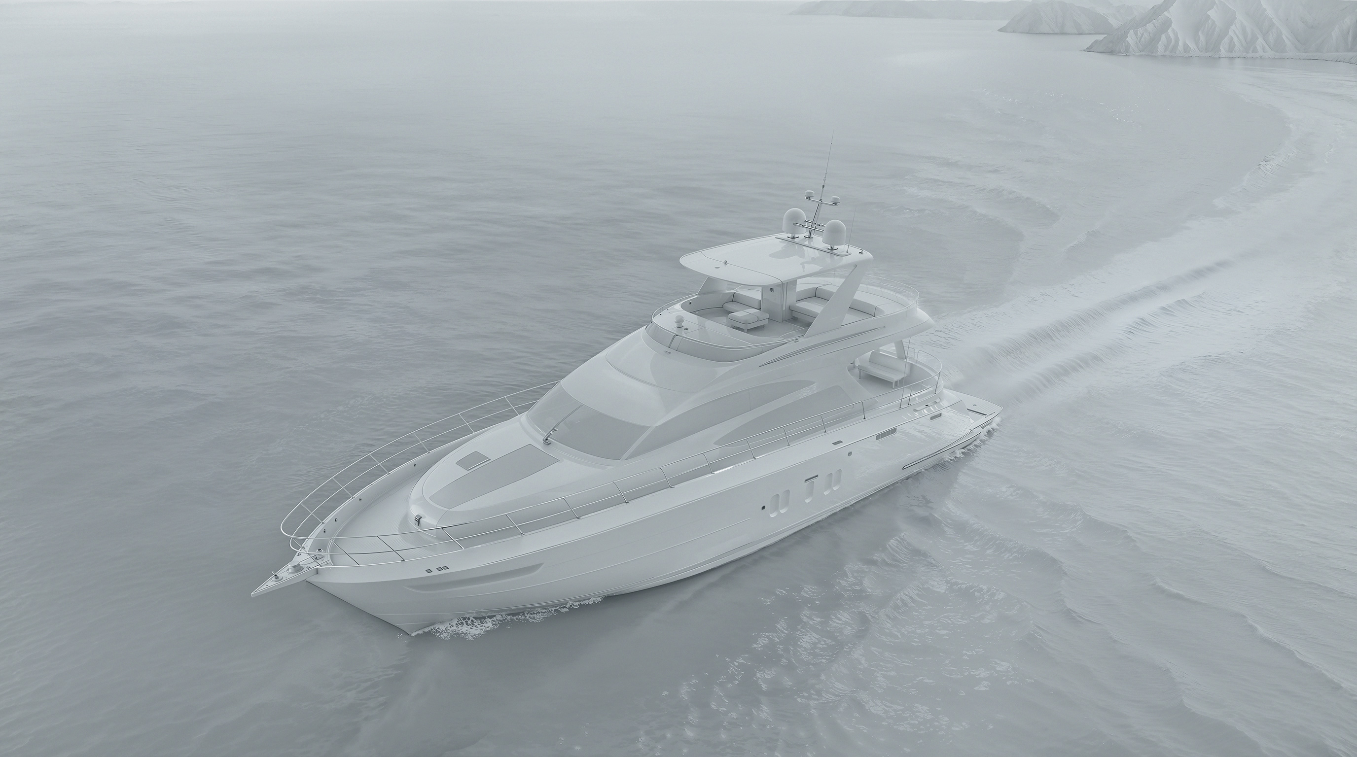 yacht after