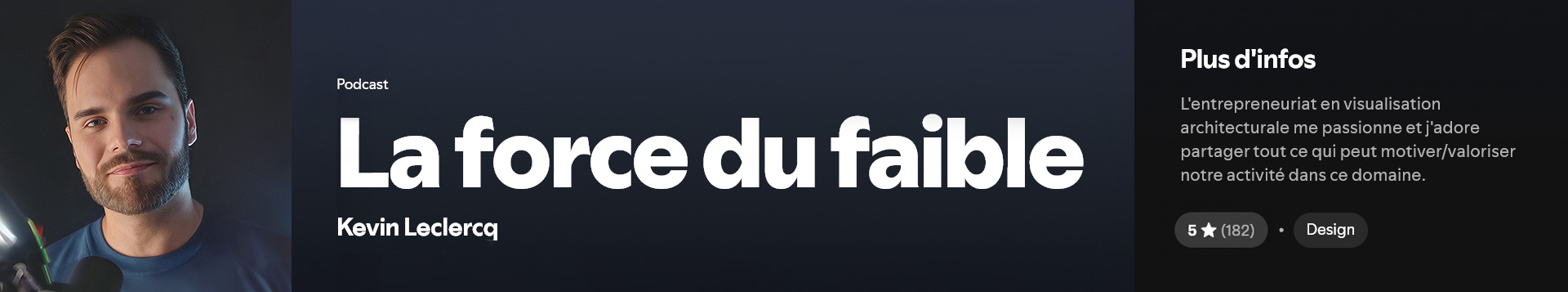 podcast architecture 3d photorealisme formation coaching kevin leclercq