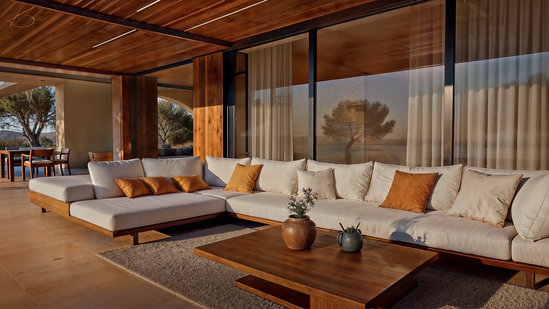 rendu 3d architectural photorealiste villa luxe piscine debordement vue mer vue 3