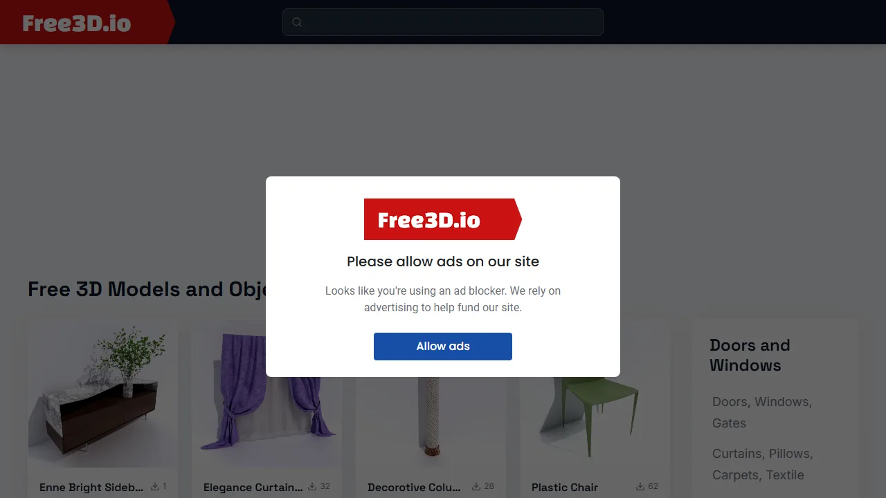 free3d io