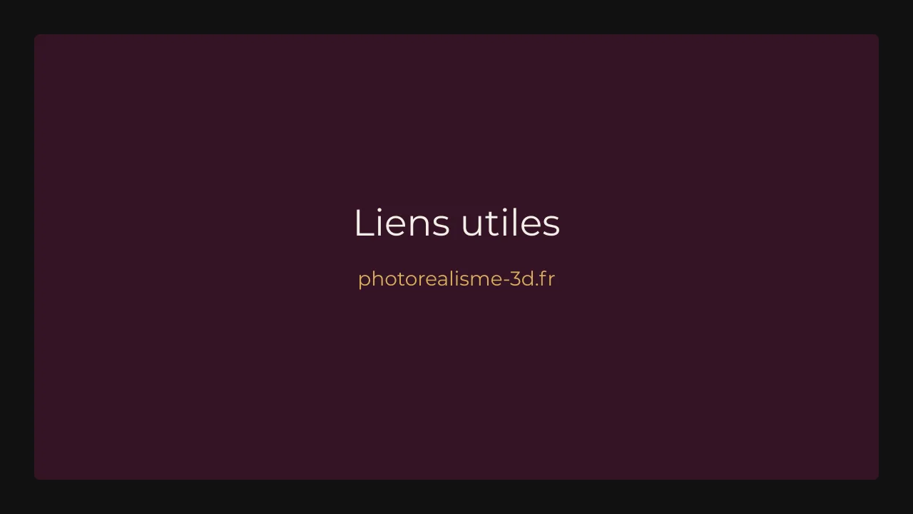 hub liens utiles visualisation architecturale
